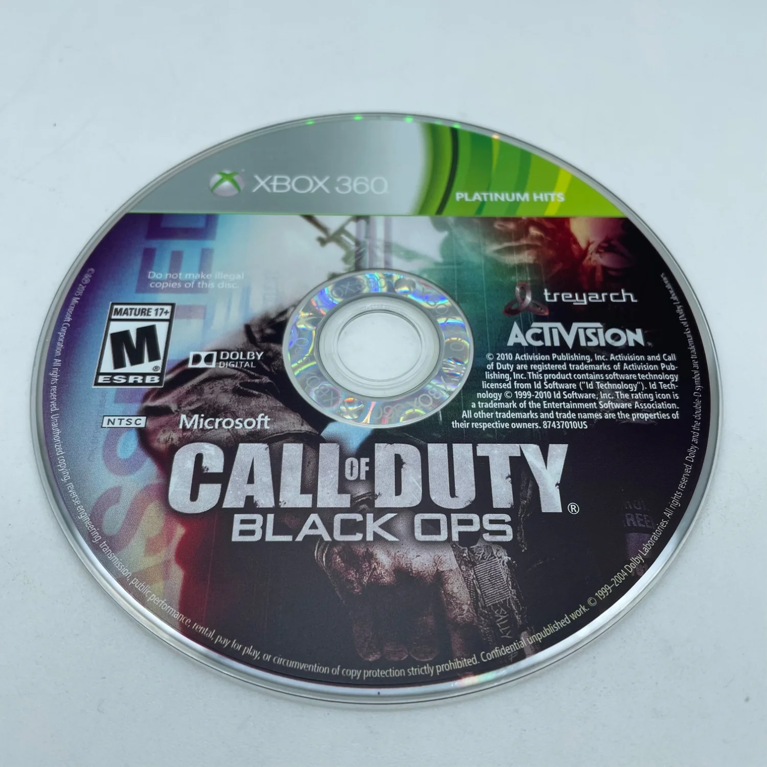 Call of Duty Black Ops (Microsoft Xbox 360, 2010) Disc Only