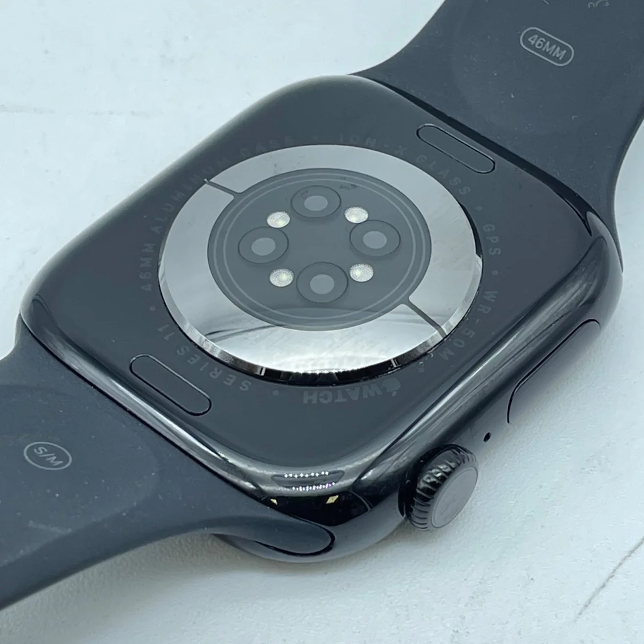 GPS Only Apple Watch Series 11 46MM Black Aluminum Black Sport Band MEUW4LW/A - Image 6