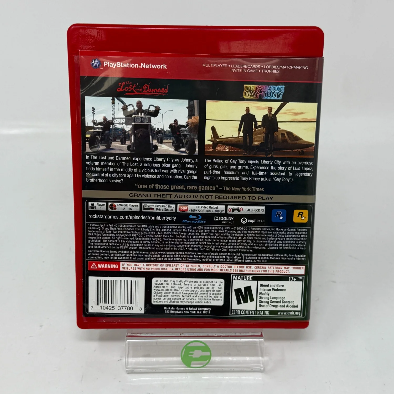 Grand Theft Auto: Episodes from Liberty City (Sony PlayStation 3 PS3, 2010) - Image 2
