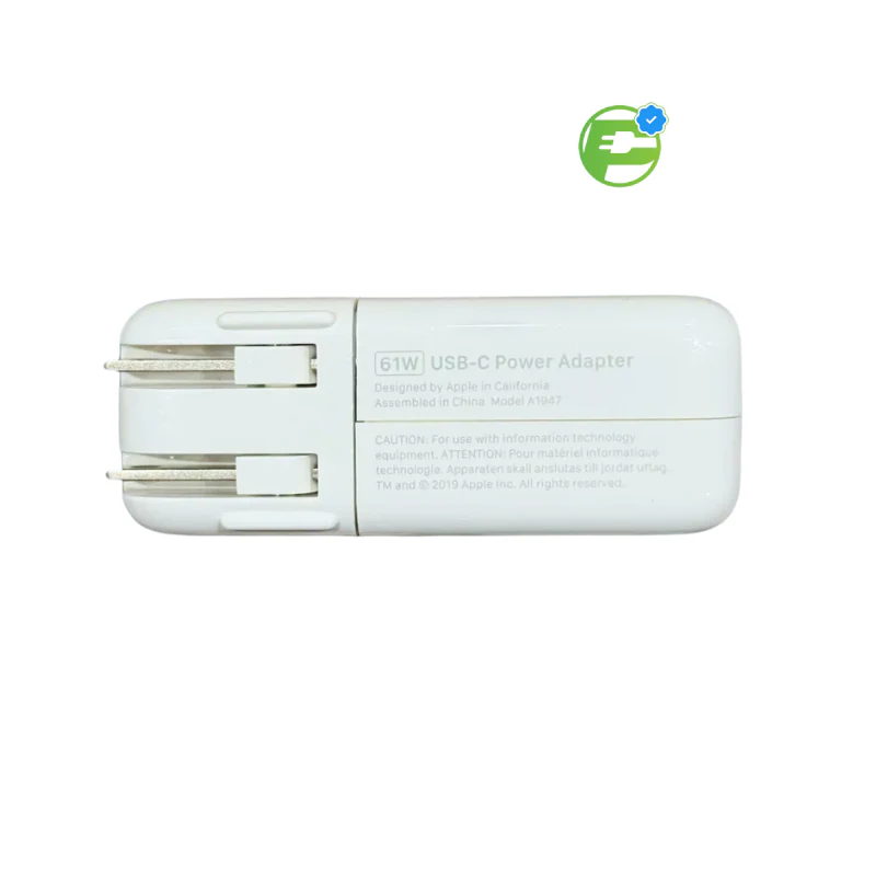 PayMore® Certified Apple 61W USB-C Power Adapter A1947 w/ 1m Cable - Image 2