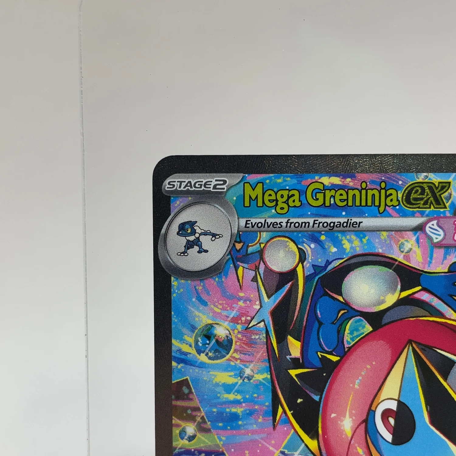 Pokémon TCG Chaos Rising Mega Greninja ex 116/086 Holo Textured ENG - Image 3